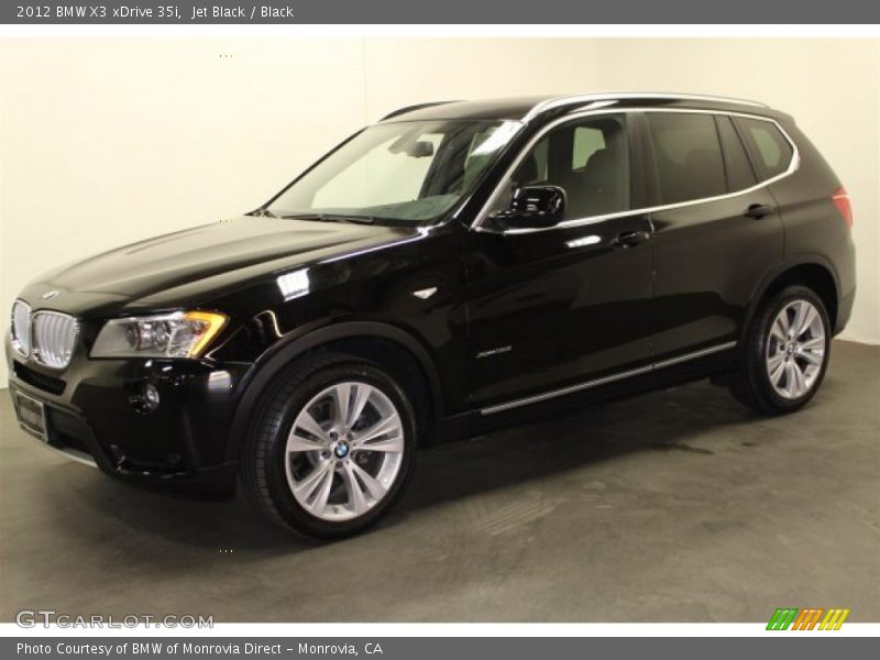 Front 3/4 View of 2012 X3 xDrive 35i