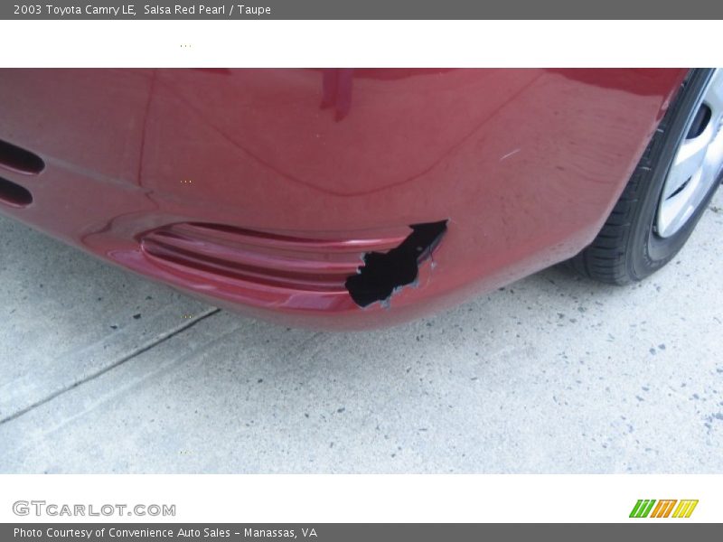 Salsa Red Pearl / Taupe 2003 Toyota Camry LE