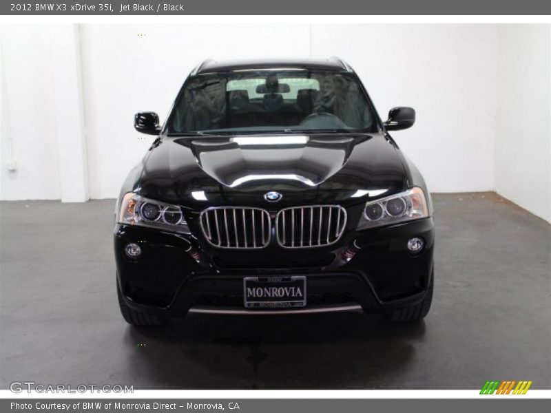 Jet Black / Black 2012 BMW X3 xDrive 35i