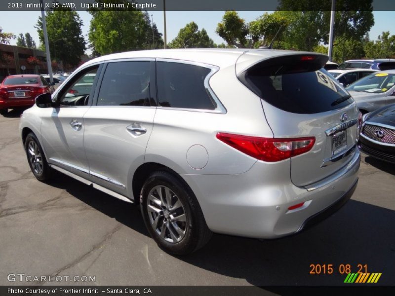 Liquid Platinum / Graphite 2013 Infiniti JX 35 AWD