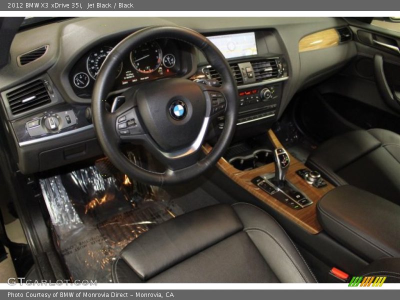  2012 X3 xDrive 35i Black Interior