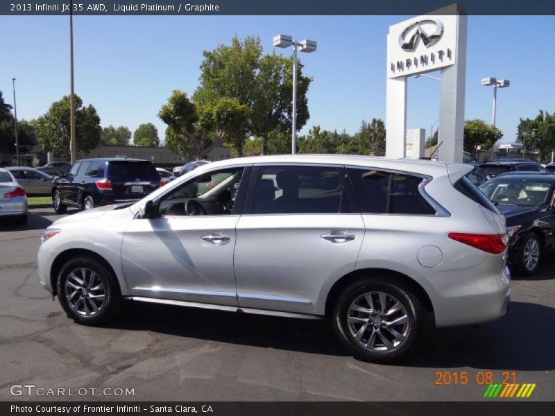 Liquid Platinum / Graphite 2013 Infiniti JX 35 AWD