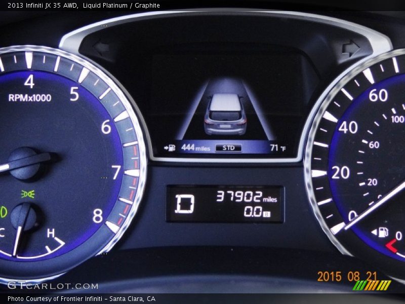 Liquid Platinum / Graphite 2013 Infiniti JX 35 AWD
