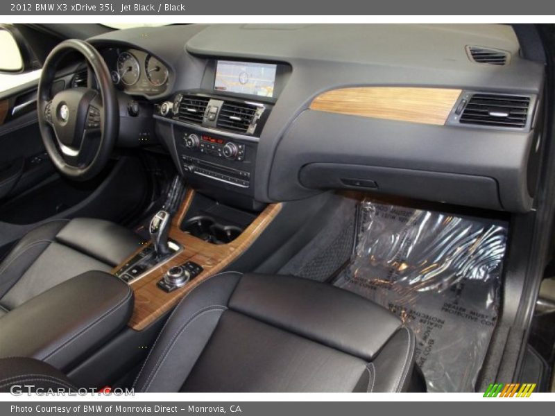 Jet Black / Black 2012 BMW X3 xDrive 35i