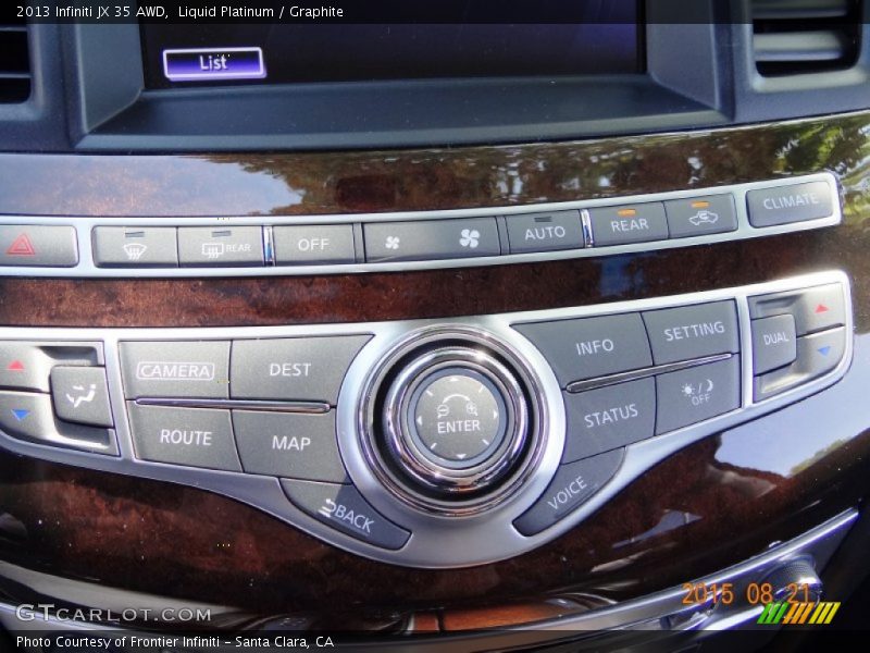 Liquid Platinum / Graphite 2013 Infiniti JX 35 AWD