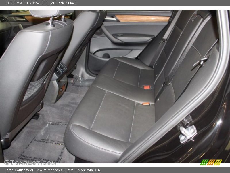 Jet Black / Black 2012 BMW X3 xDrive 35i