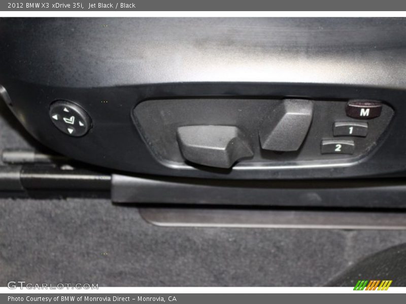 Jet Black / Black 2012 BMW X3 xDrive 35i