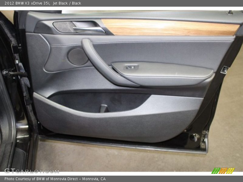 Jet Black / Black 2012 BMW X3 xDrive 35i