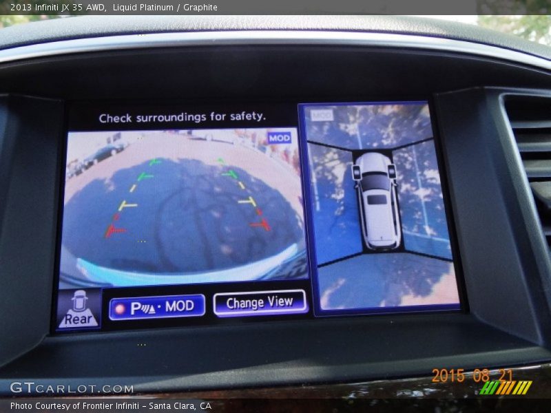 Liquid Platinum / Graphite 2013 Infiniti JX 35 AWD
