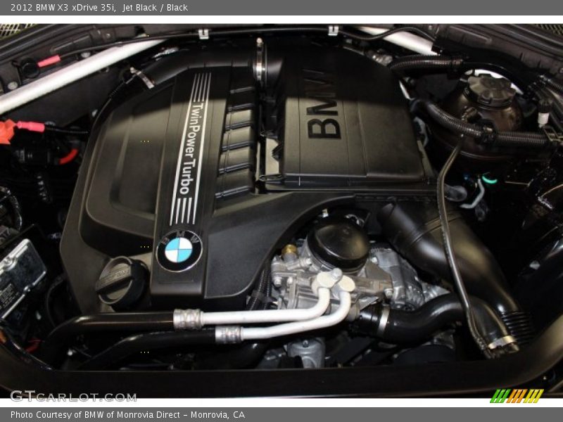Jet Black / Black 2012 BMW X3 xDrive 35i