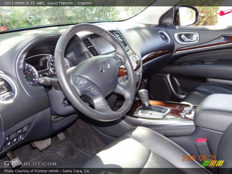 Liquid Platinum / Graphite 2013 Infiniti JX 35 AWD