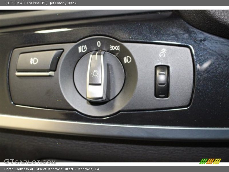 Jet Black / Black 2012 BMW X3 xDrive 35i