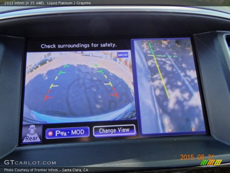 Liquid Platinum / Graphite 2013 Infiniti JX 35 AWD