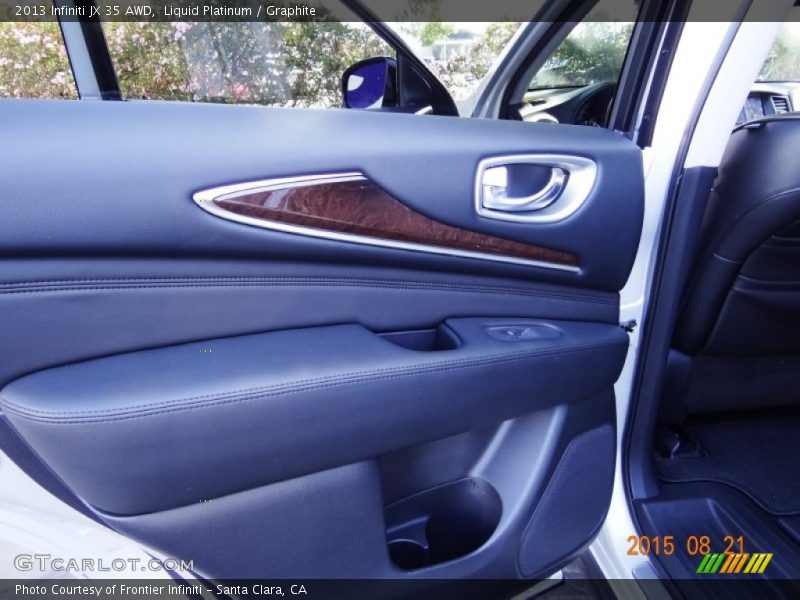 Liquid Platinum / Graphite 2013 Infiniti JX 35 AWD