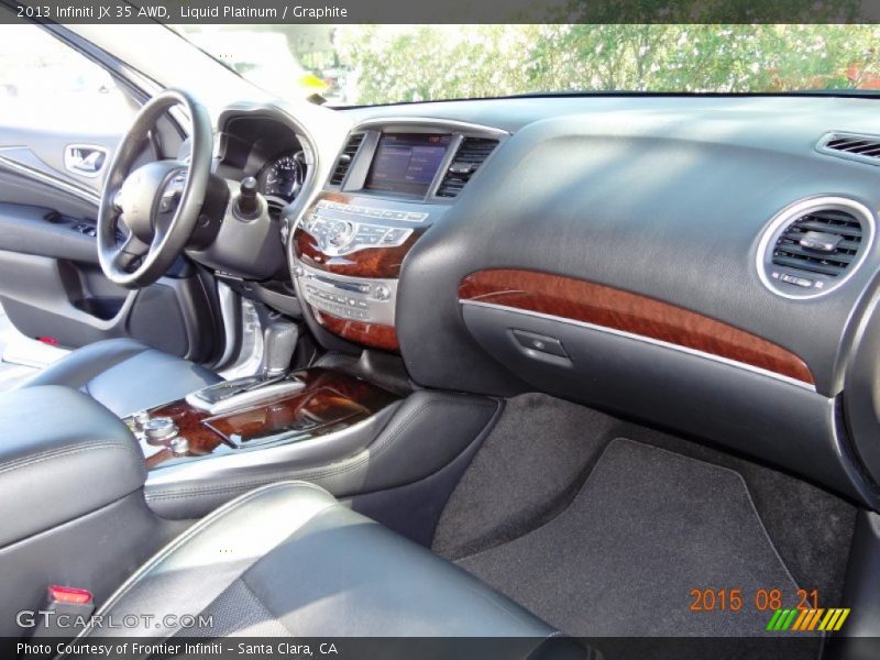 Liquid Platinum / Graphite 2013 Infiniti JX 35 AWD
