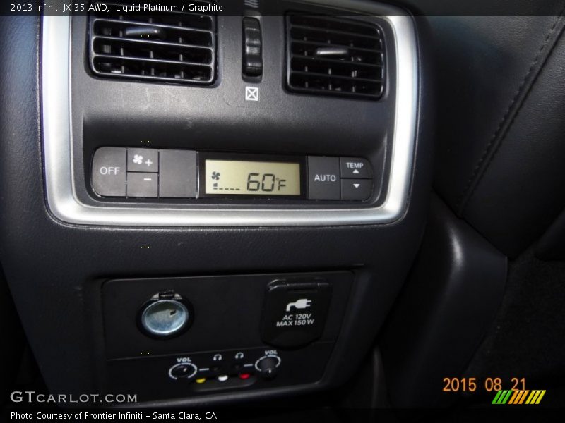 Liquid Platinum / Graphite 2013 Infiniti JX 35 AWD