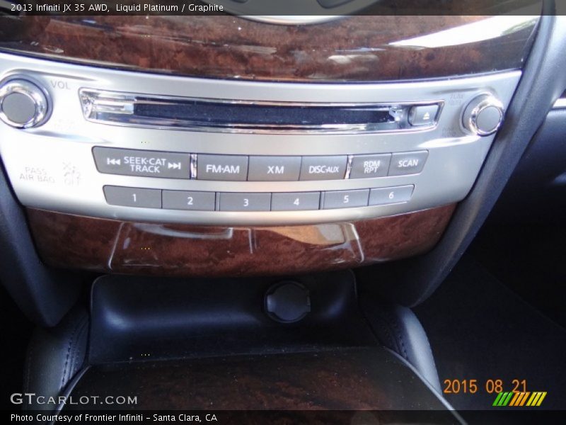 Liquid Platinum / Graphite 2013 Infiniti JX 35 AWD