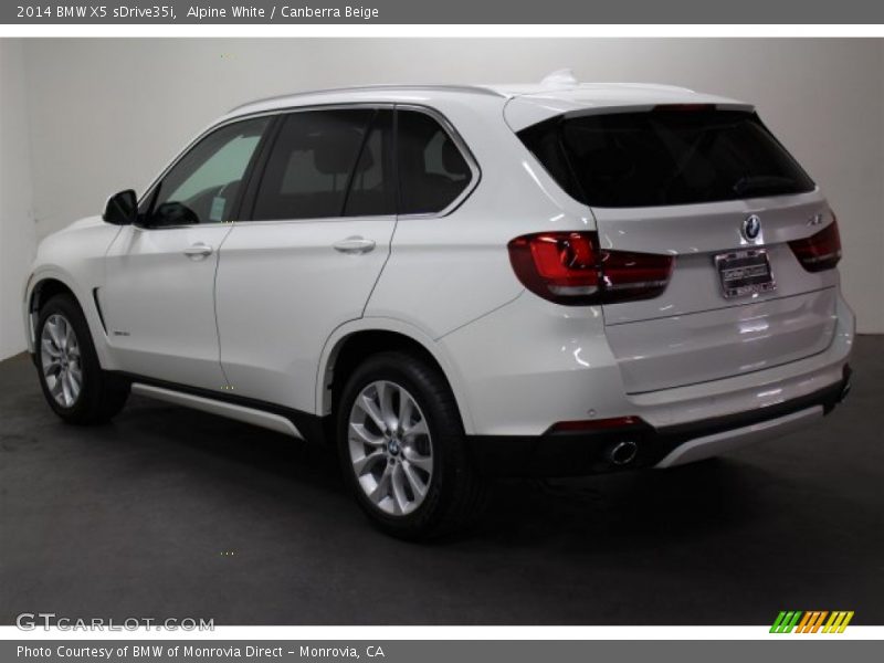 Alpine White / Canberra Beige 2014 BMW X5 sDrive35i