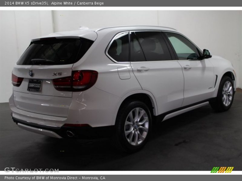 Alpine White / Canberra Beige 2014 BMW X5 sDrive35i