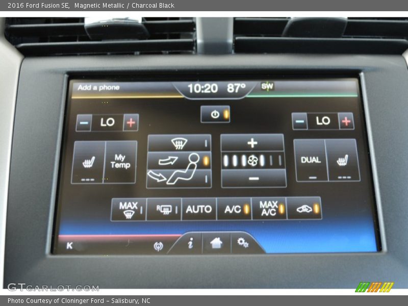 Magnetic Metallic / Charcoal Black 2016 Ford Fusion SE