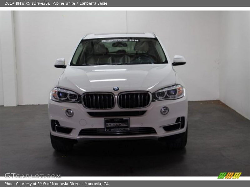 Alpine White / Canberra Beige 2014 BMW X5 sDrive35i