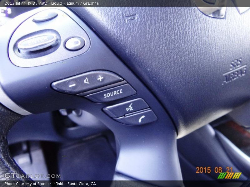 Liquid Platinum / Graphite 2013 Infiniti JX 35 AWD