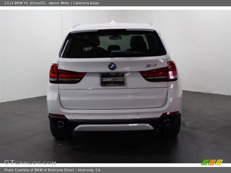Alpine White / Canberra Beige 2014 BMW X5 sDrive35i