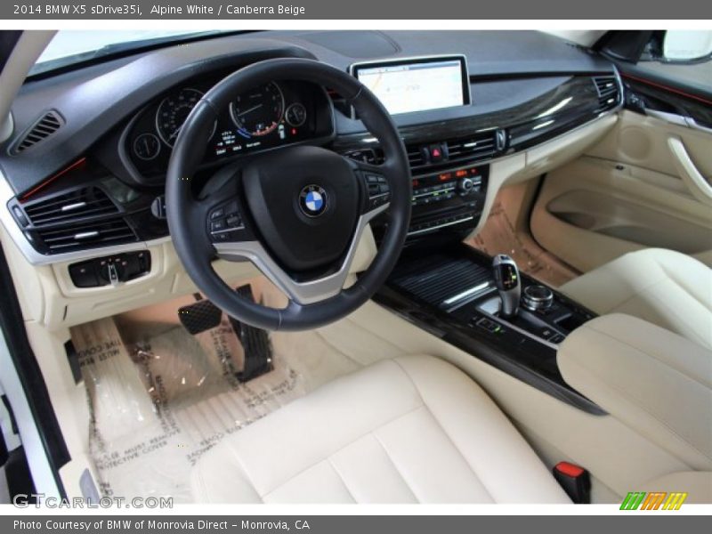 Alpine White / Canberra Beige 2014 BMW X5 sDrive35i