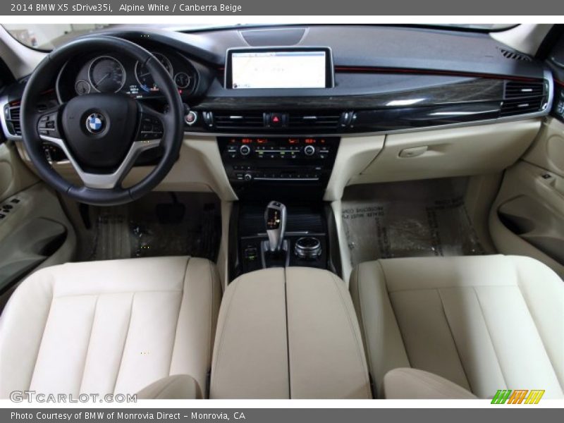 Alpine White / Canberra Beige 2014 BMW X5 sDrive35i