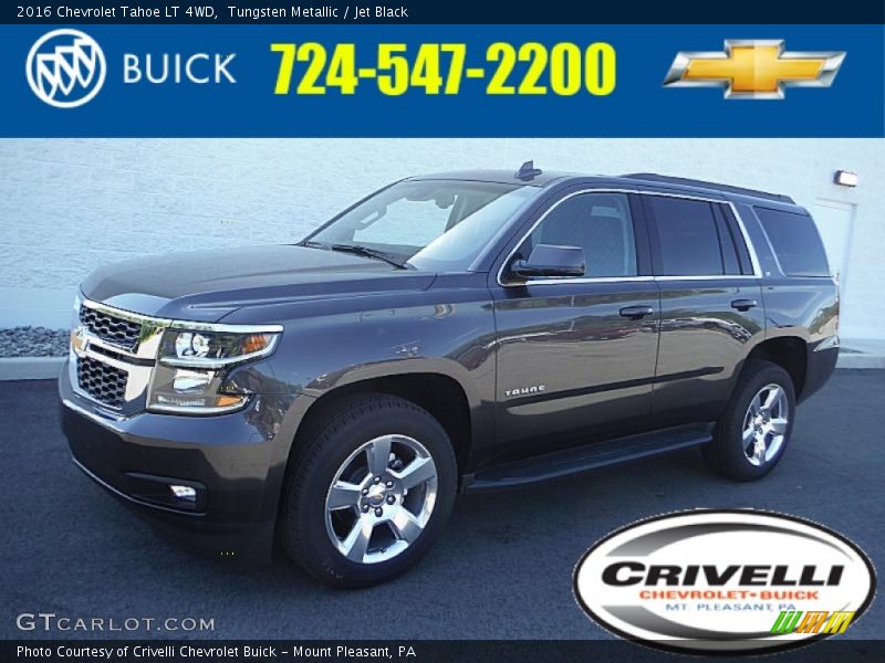 Tungsten Metallic / Jet Black 2016 Chevrolet Tahoe LT 4WD