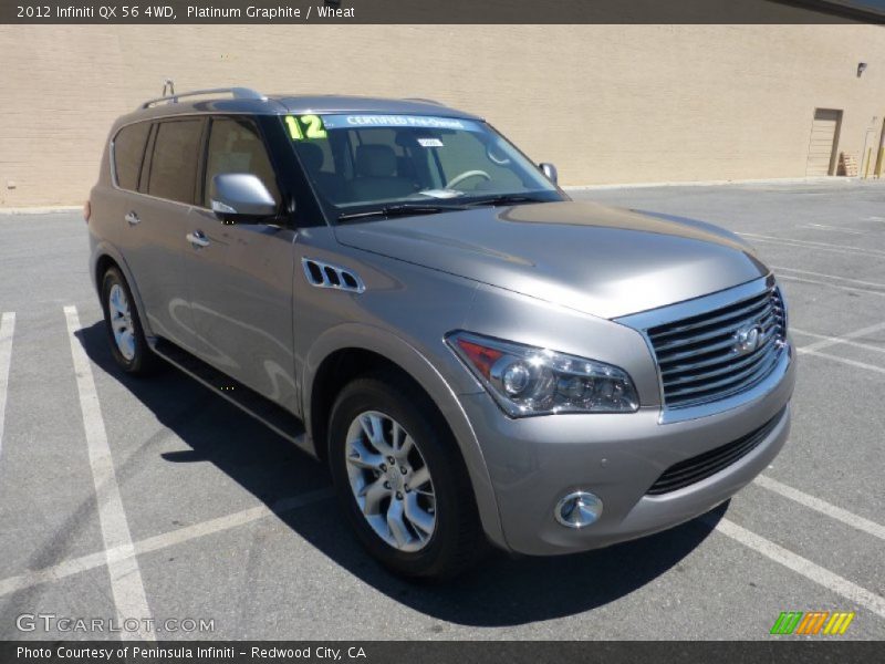 Platinum Graphite / Wheat 2012 Infiniti QX 56 4WD
