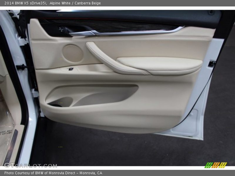 Alpine White / Canberra Beige 2014 BMW X5 sDrive35i