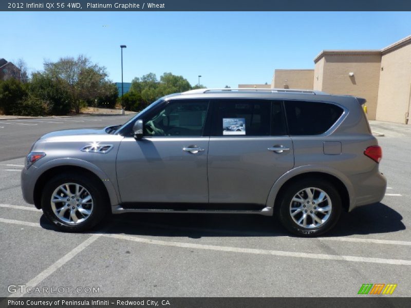 Platinum Graphite / Wheat 2012 Infiniti QX 56 4WD