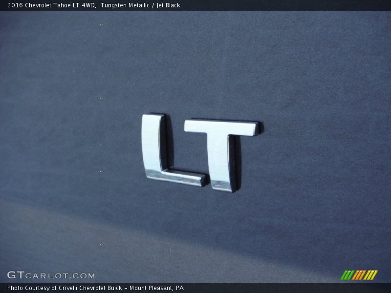 Tungsten Metallic / Jet Black 2016 Chevrolet Tahoe LT 4WD