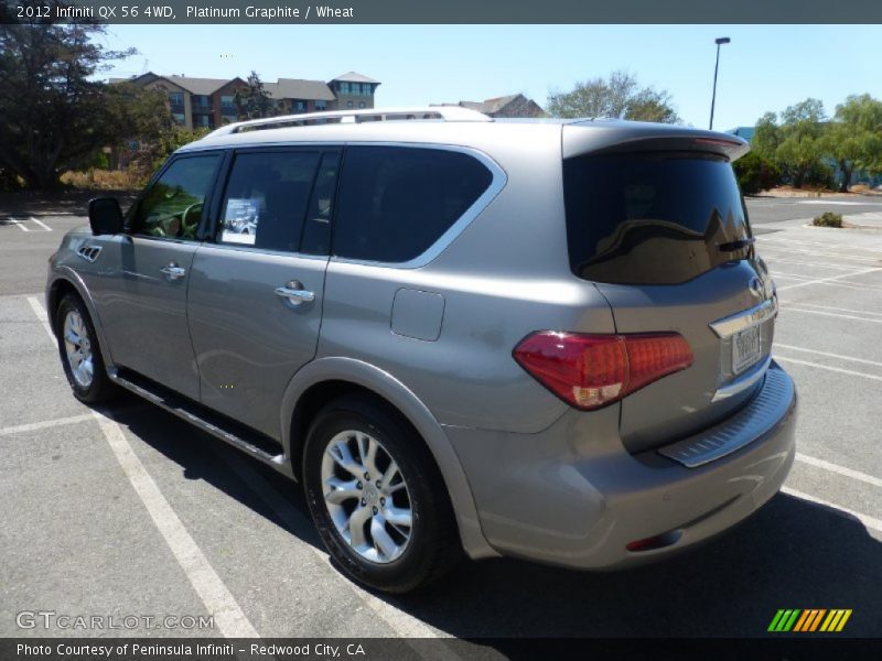 Platinum Graphite / Wheat 2012 Infiniti QX 56 4WD