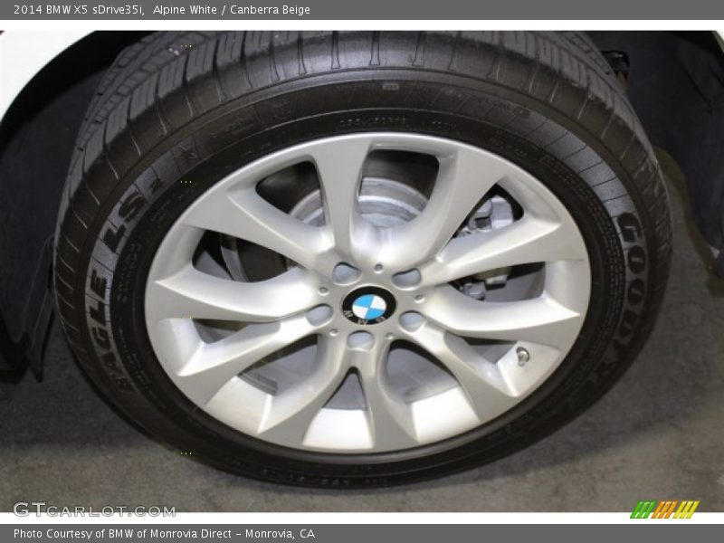 Alpine White / Canberra Beige 2014 BMW X5 sDrive35i