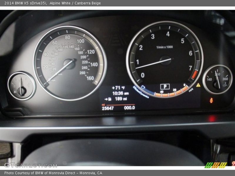 Alpine White / Canberra Beige 2014 BMW X5 sDrive35i