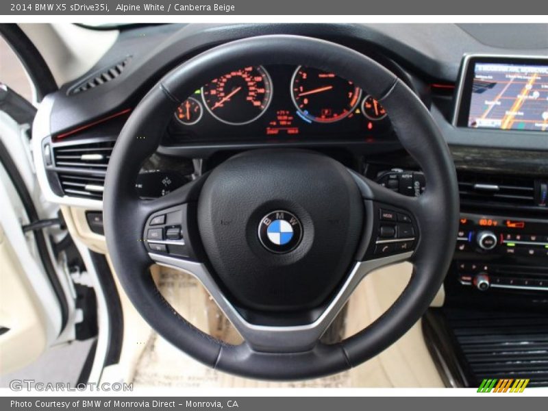 Alpine White / Canberra Beige 2014 BMW X5 sDrive35i