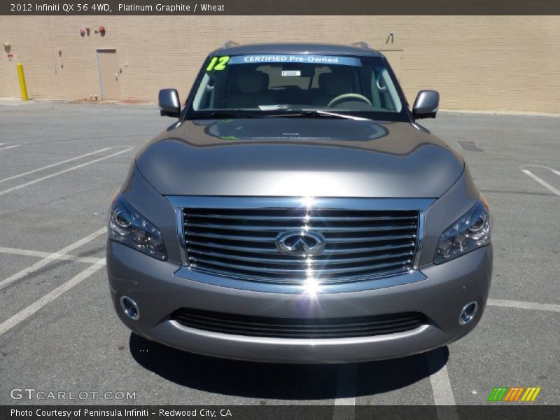 Platinum Graphite / Wheat 2012 Infiniti QX 56 4WD