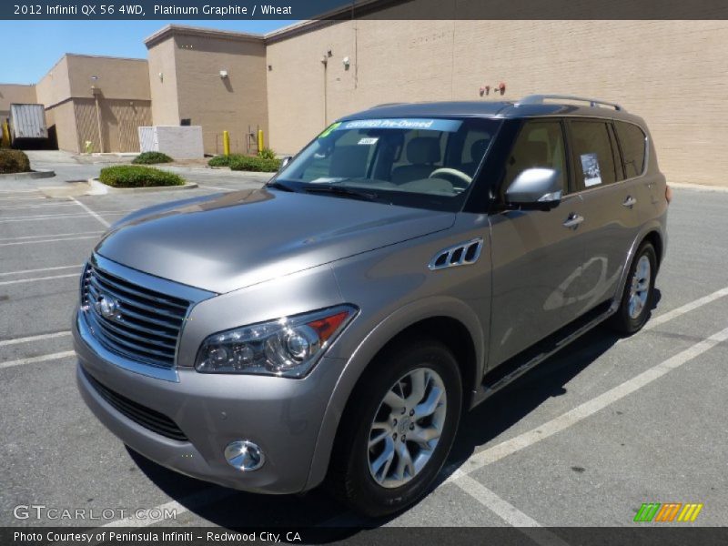 Platinum Graphite / Wheat 2012 Infiniti QX 56 4WD