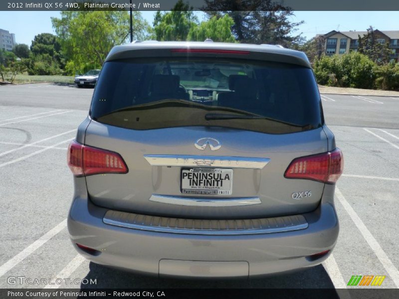 Platinum Graphite / Wheat 2012 Infiniti QX 56 4WD