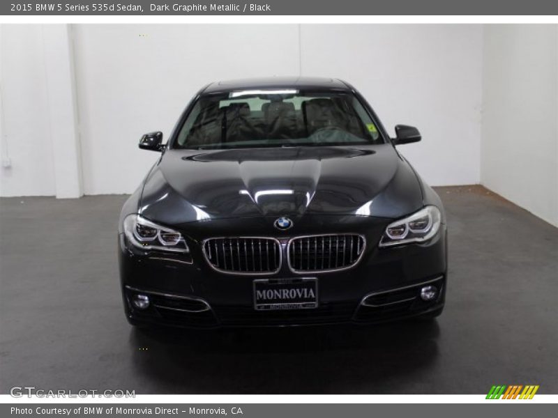 Dark Graphite Metallic / Black 2015 BMW 5 Series 535d Sedan