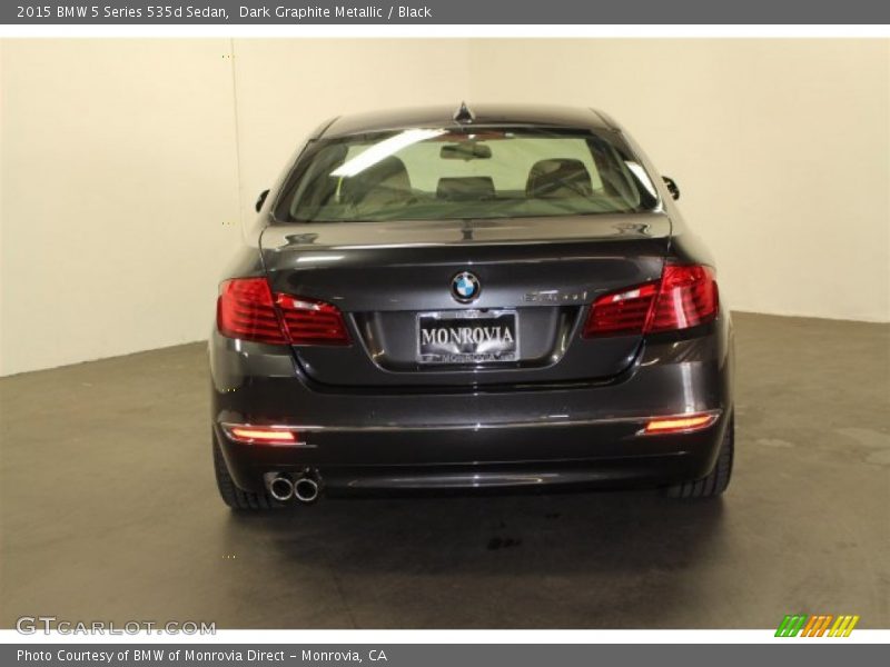 Dark Graphite Metallic / Black 2015 BMW 5 Series 535d Sedan