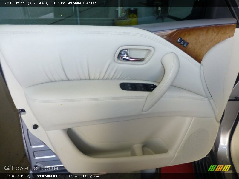 Platinum Graphite / Wheat 2012 Infiniti QX 56 4WD