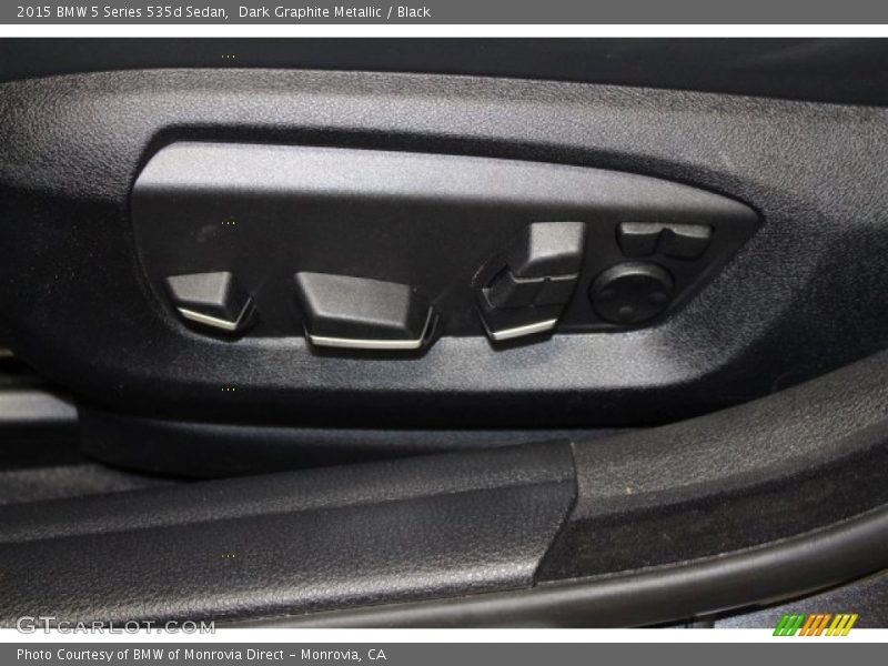 Dark Graphite Metallic / Black 2015 BMW 5 Series 535d Sedan