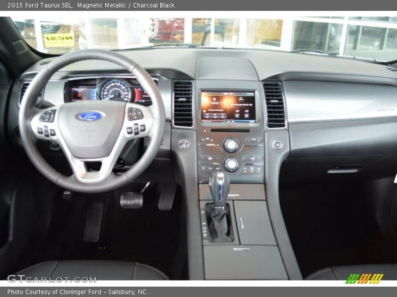 Magnetic Metallic / Charcoal Black 2015 Ford Taurus SEL