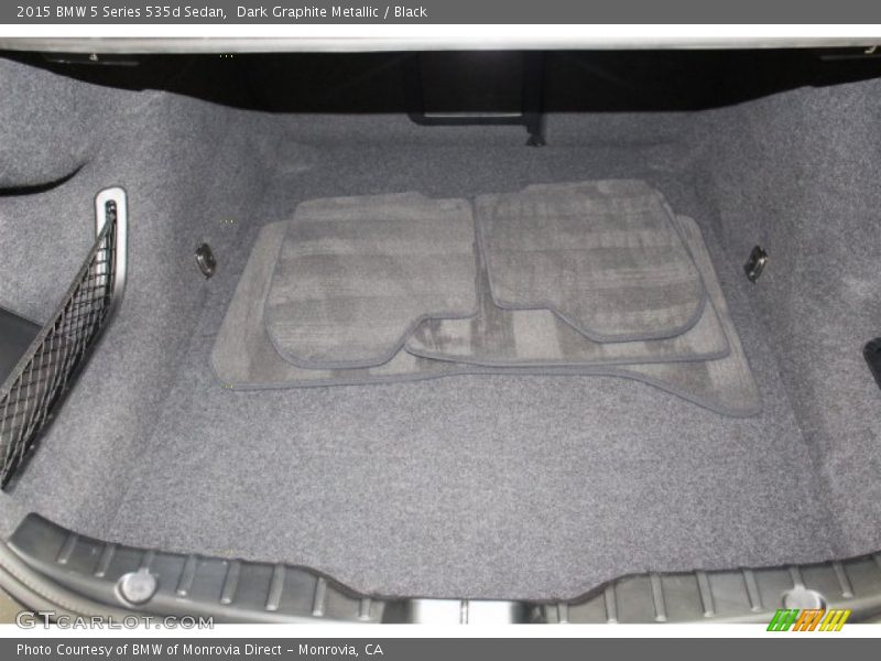 Dark Graphite Metallic / Black 2015 BMW 5 Series 535d Sedan