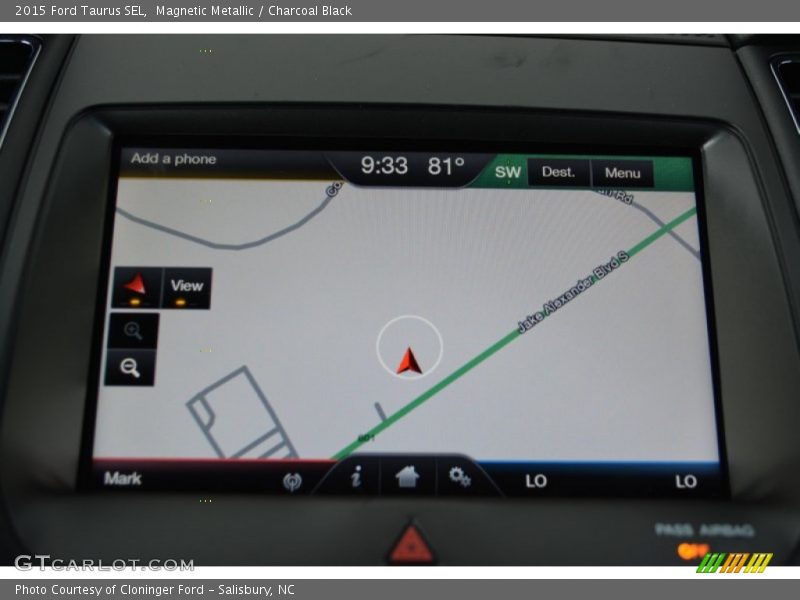 Magnetic Metallic / Charcoal Black 2015 Ford Taurus SEL