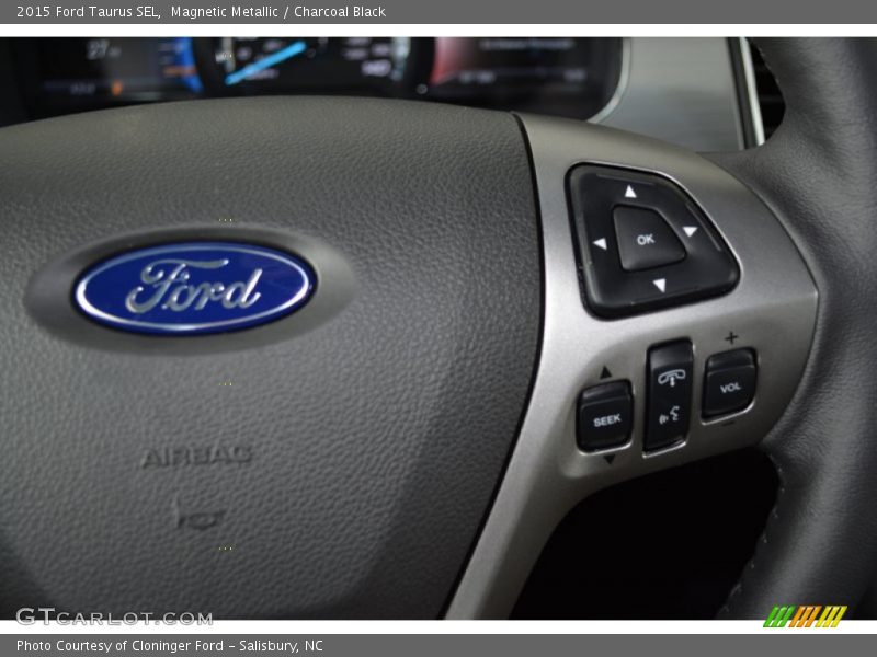 Magnetic Metallic / Charcoal Black 2015 Ford Taurus SEL