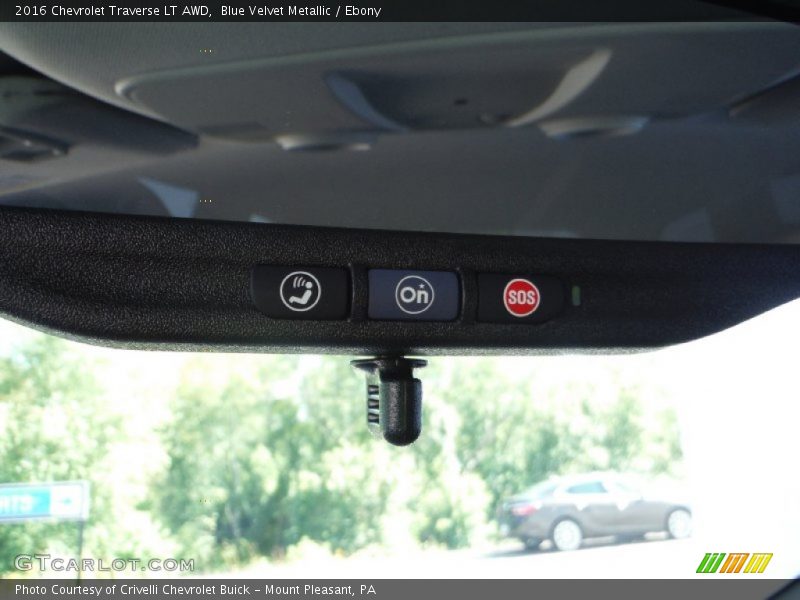 Blue Velvet Metallic / Ebony 2016 Chevrolet Traverse LT AWD